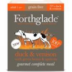 Forthglade Gourmet Grain-Free – Duck & Venison with Green Beans & Apricot – 7 x 395g