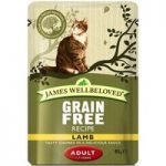 James Wellbeloved Adult Cat Pouches – Lamb – Saver Pack: 48 x 85g