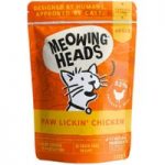 Meowing Heads Paw Lickin’ Chicken – 10 x 100g