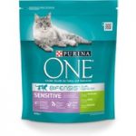 Purina ONE Sensitive Turkey & Rice Dry Cat Food – Economy Pack: 2 x 3kg