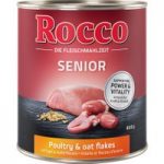 Rocco Senior Saver Pack 24 x 800g – Poultry & Oats