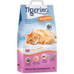 Tigerino Nuggies Cat Litter – Coarse-Grained, Babypowder Scented – 14l